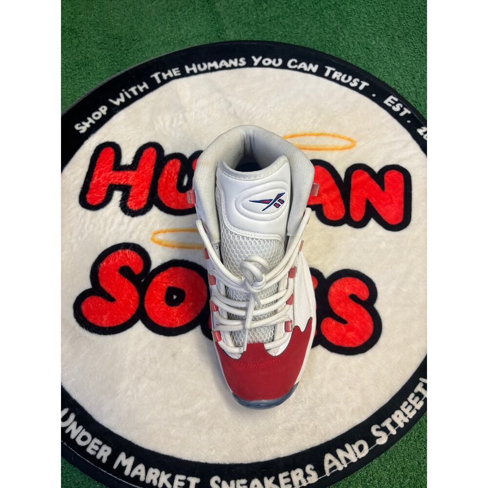 Reebok Question Mid ‘Red Toe 25th Anniversary’|Size 8.5/10W - Picture 3 of 6